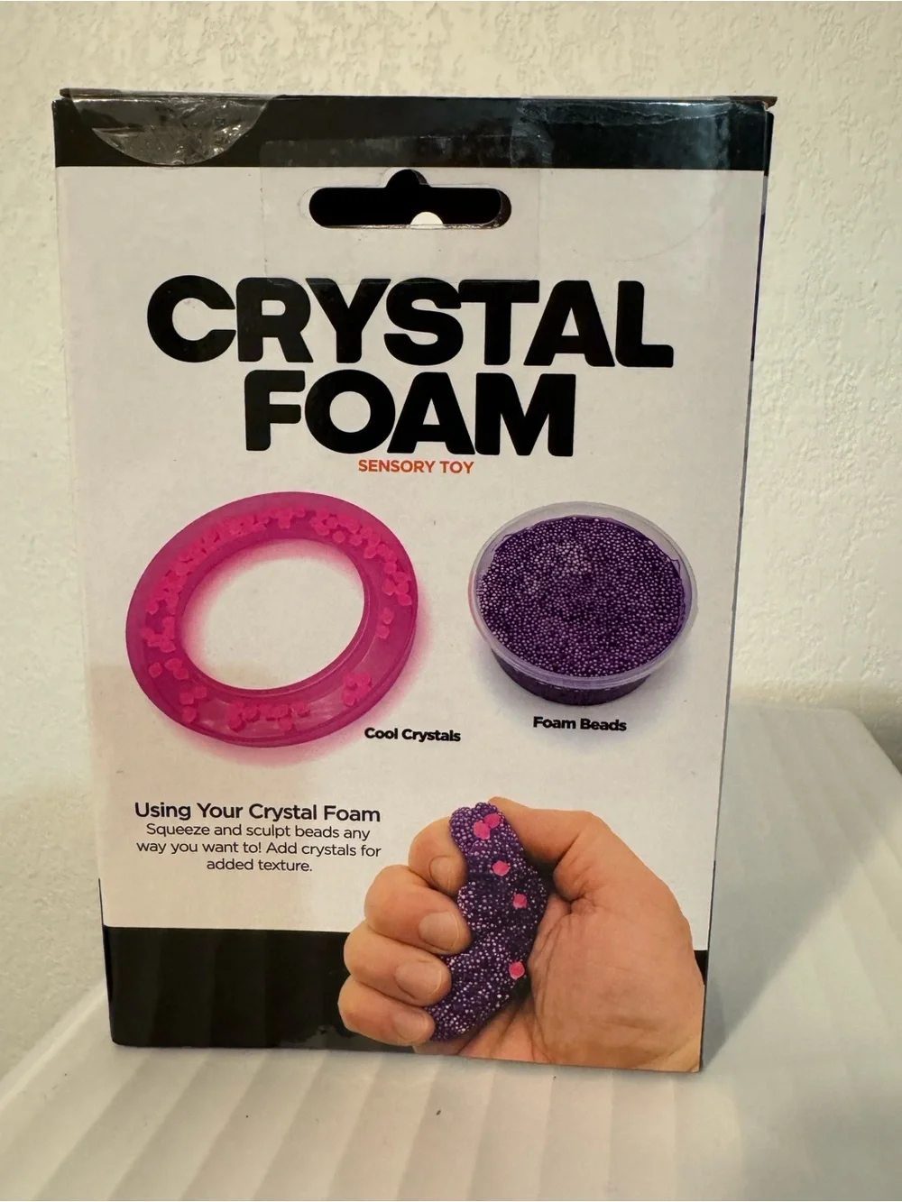 Crystal Foam Sensory Toy - Purple & Teal